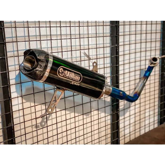 KNALPOT VILLAN TECH1 FULL SYSTEM XMAX FORZA BARANG 100% ORIGINAL