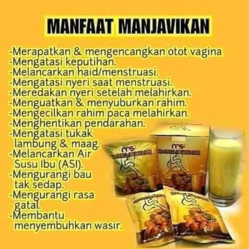 Manjavikan Msi Original Minuman Anti Pelakor Jamu Kewanitaan Jamu Promil Indonesia