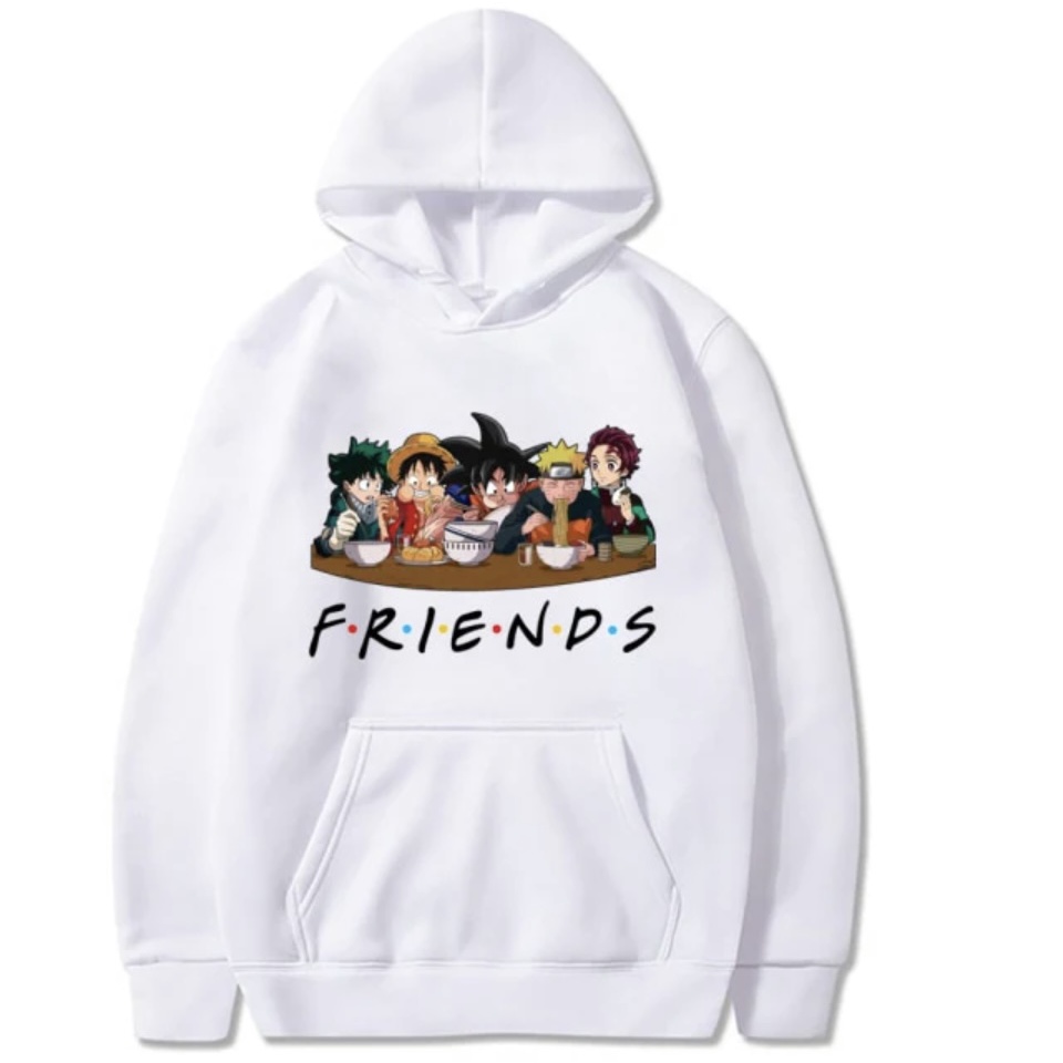 Friends My Hero Academia Anime Jumper Hoodie II Sweater Hoodie Anime II Sweter Oblong Topi Sz M - XL ( Pria &amp; Wanita / Anak &amp; Dewasa )