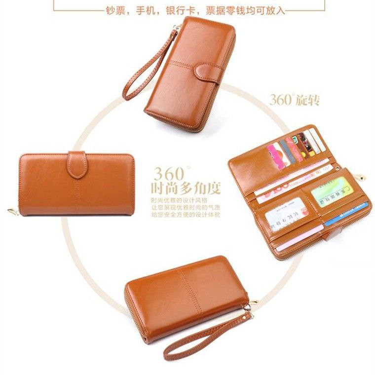 DOMPET KULIT F273 PREMIUM WANITA IMPORT MURAH FASHION KOREA TALI TYSAND WA046B7 - JAKARTA