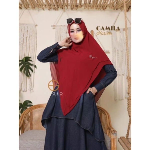Khimar Gamila by Bugio - Hijab Syari