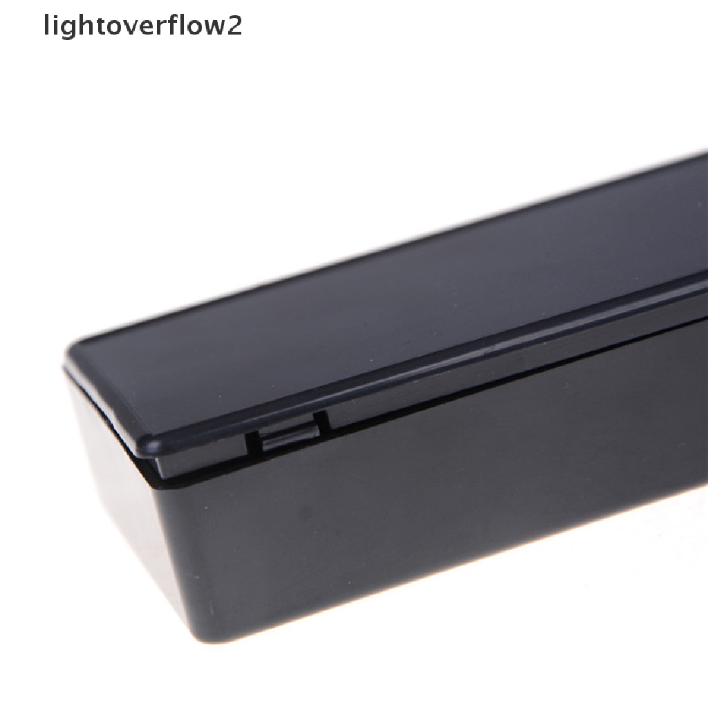 (lightoverflow2) Kotak Case Proyek Elektronik Bahan Plastik Warna Hitam Ukuran 85x50 X 21mm