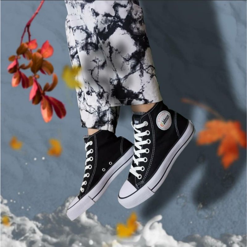 SEPATU JOHNSON BASIC HIGH ORIGINAL 100% - jhonson high - jonson / Sepatu Sekolah