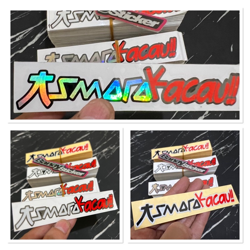 STICKER STIKER ASMARA KACAU ASMARAKACAU CUTTING