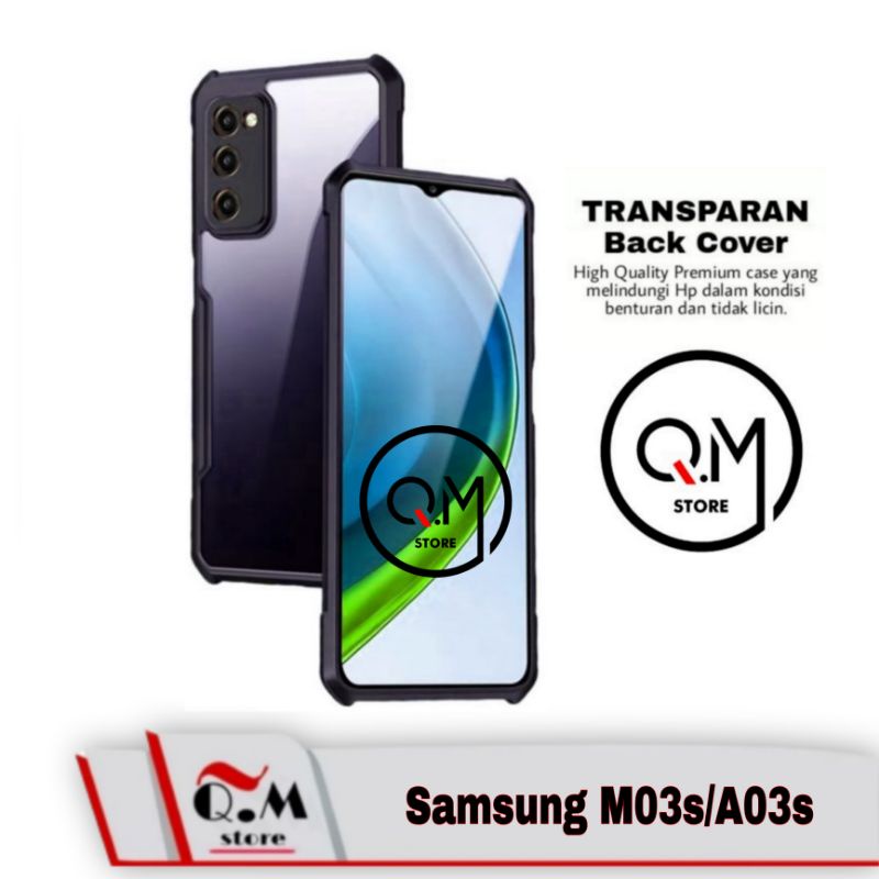 Promo Case Samsung A03S / Samsung M03S Airbag Shockproof Transparent