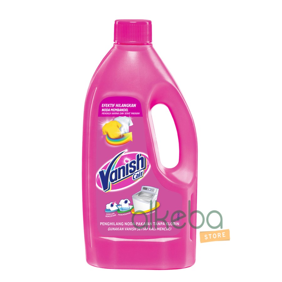 Vanish Cair 500 ml Pink Detergent Cair Penghilang Noda Membandel