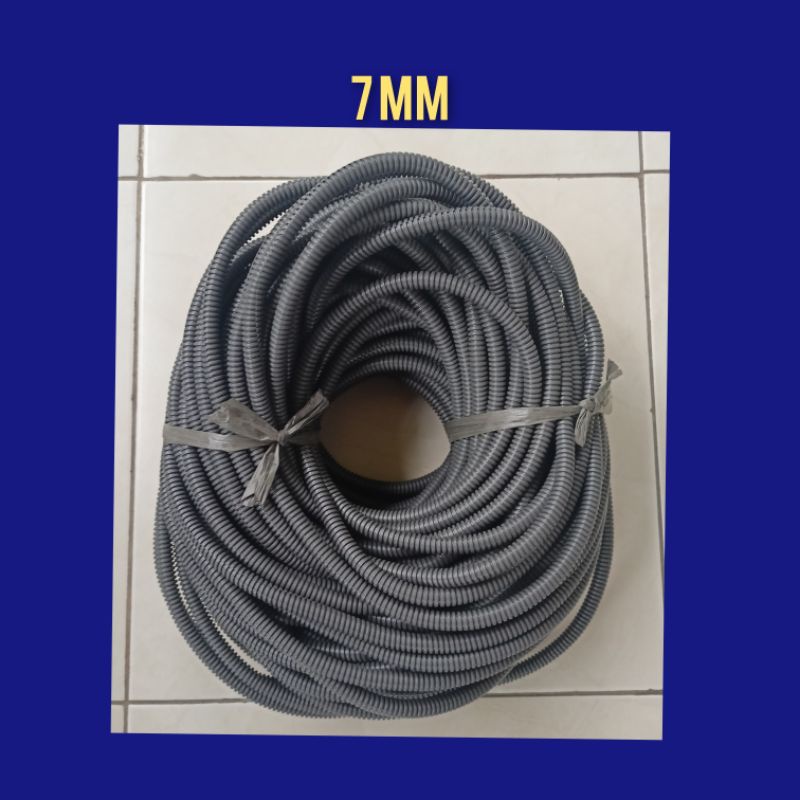 Pembungkus kabel mobil spiral 7mm / bungkus spiral kabel mobil / bungkus kabel belah