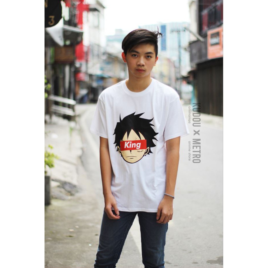 Tshirt Luffy KING Box White Onepiece