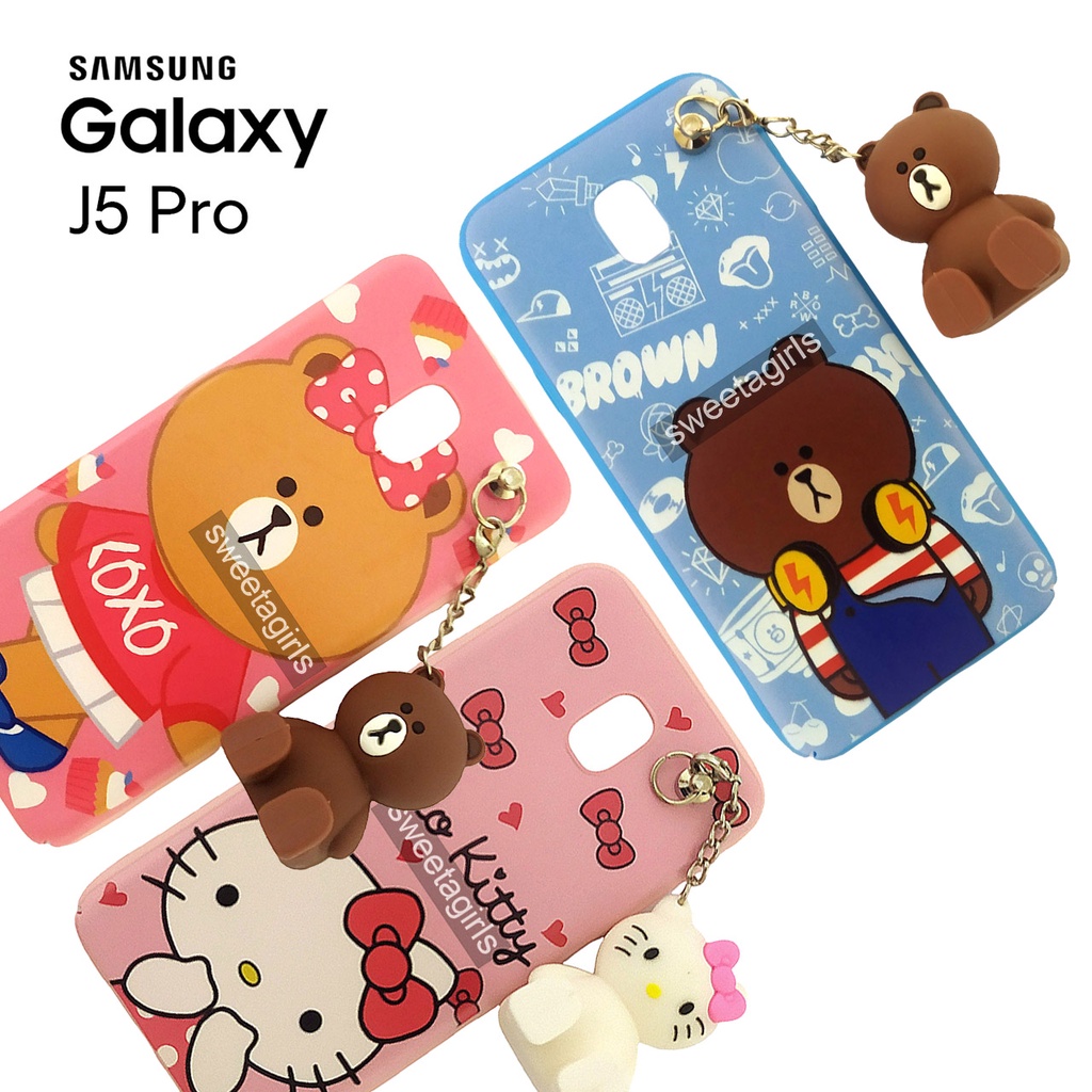 Casing Hp Samsung Galaxy J5 Pro ( J530 )- Case Plus Pendant Boneka - Bisa Bayar ditempat / COD - sweetacase.id - Hardcase / Casing HP / Casing lucu / Casing aestetic / casing karakter / Casing bisa stand / casing premium / kesing / kartun / Casing cewek