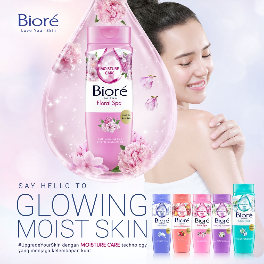 Biore Body Foam Clear Fresh 250ml (Sabun Mandi Cair Isi Ulang)