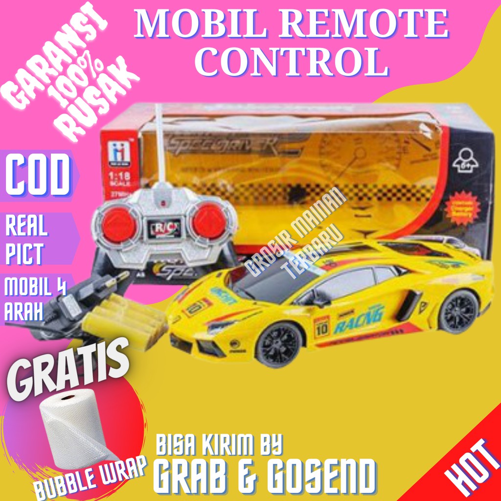 Mobil Remote Control Besar Balap Kecapatan Tinggi Offroad Anti Air Murah