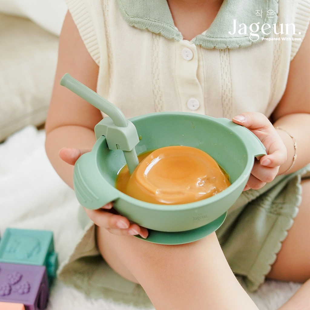 JAGEUN Premium Silicone Elephant Baby Straw | Sedotan Bayi Figur Gajah