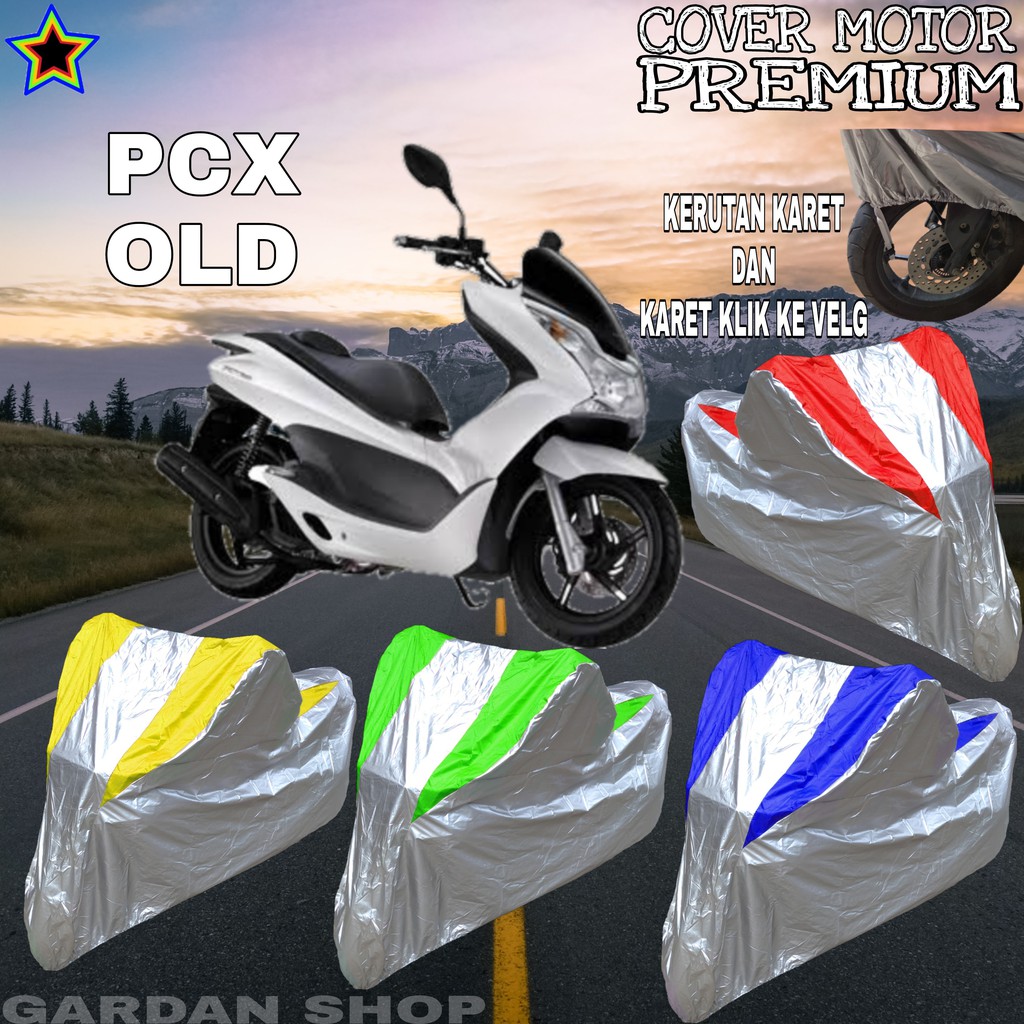 Sarung Motor PCX OLD Silver KOMBINASI Body Cover Pcx PREMIUM