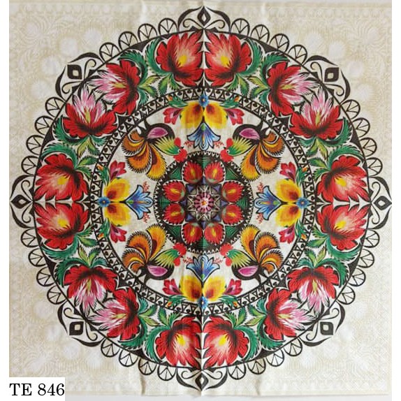 Tisu Decoupage Eropah 33x33 cm TE 846 TTS