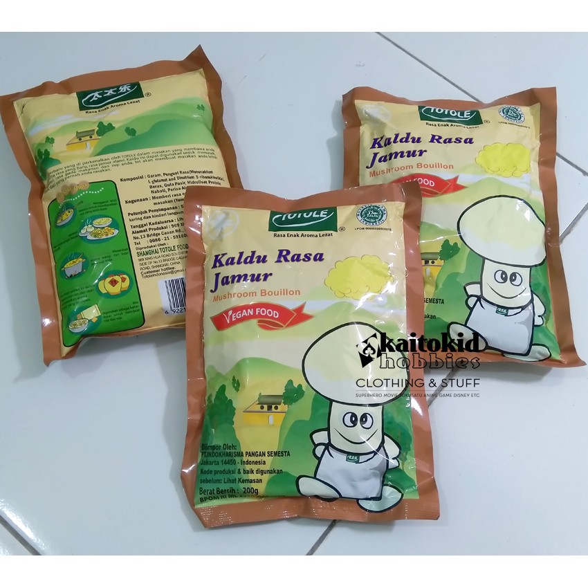 

Kaldu Jamur TOTOLE 200gr Bumbu Masak Sehat Halal