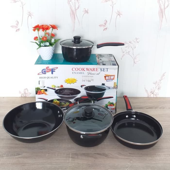 Panci Set Enamel GSF 1831