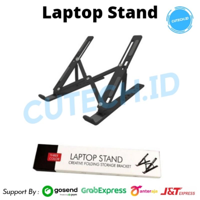 Holder Laptop Lipat Adjustable Anti Slip Untuk HP / TABLET / Laptop / Notebook