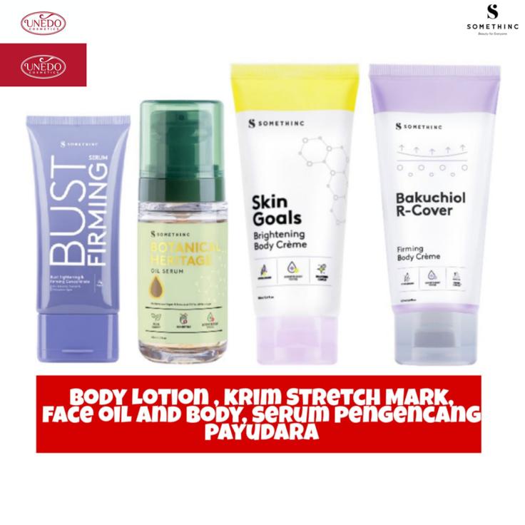 SOMETHINC Brightening Body Cream Bust Firming Serum Body Lotion Pencerah Krim StrechMark Serum Pengencang Payudara