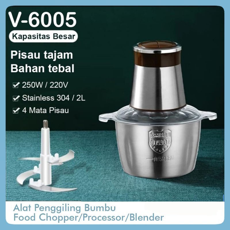 Trend-Alat penggiling bumbu | Food chopper | Food processor / Blender V-6005