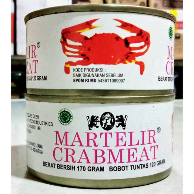 Martelir Crab Meat ( Daging Kepiting Dalam Kaleng