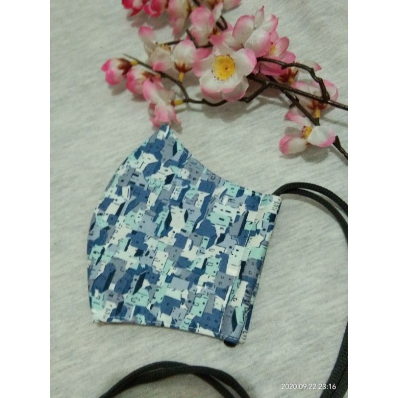 masker kain 3 lapis