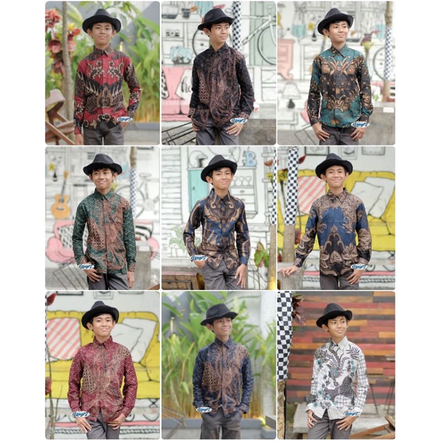 KEMEJA BATIK ANAK LAKI-LAKI LENGAN PANJANG BEST SELLER