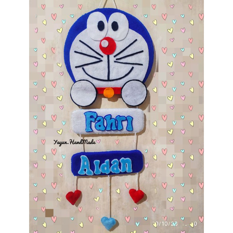 Hiasan Pintu Dinding Doraemon Hangingdoor Hangingwall Kain Flanel Shopee Indonesia