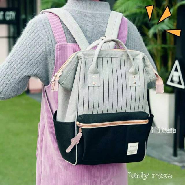NIQABIS TAS RANSEL WANITA KANELLO SALUR BACKPACK KERJA KANTOR CEWEK TAS PUNGGUNG PEREMPUAN MURAH