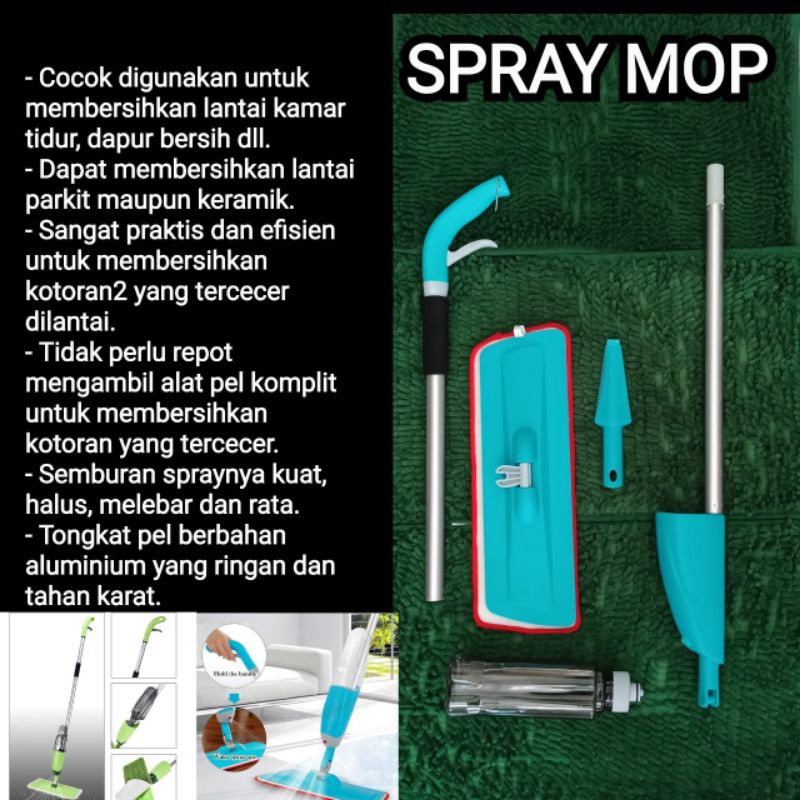 (IMPORT) Spray Mop / mop spray / pel spray / healthy spray mop / alat pel semprot / alat pel lantai