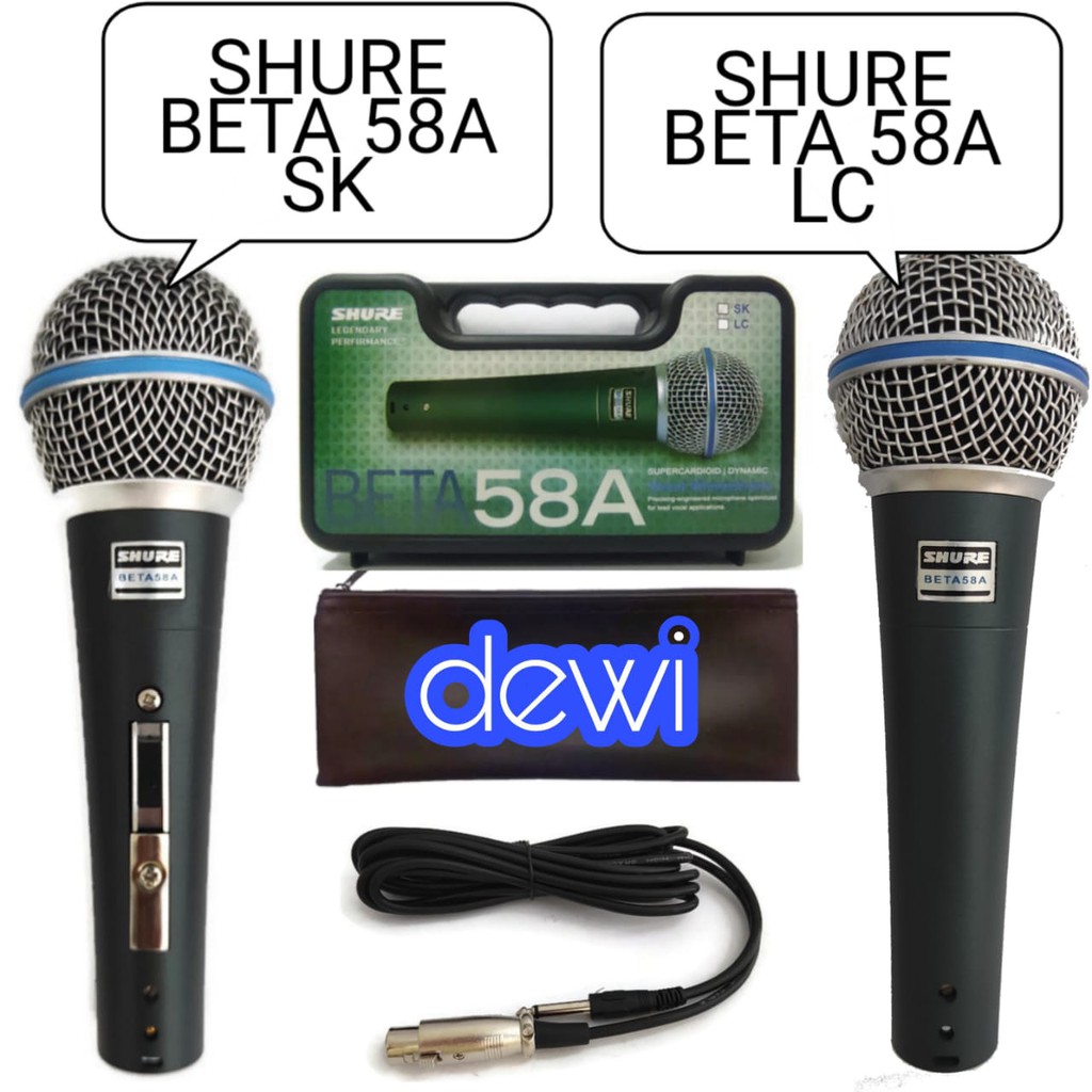 MIC SH BETA 58A SK KOPER /  BETA58 A  SK / MIC SH BETA 58A LC KOPER /  BETA58 A LC