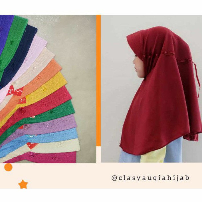 Jilbab Serut Pita Anak sekolah [RabbaniKw]