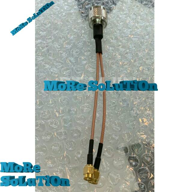 Pigtail dual rp sma male to n male rg316