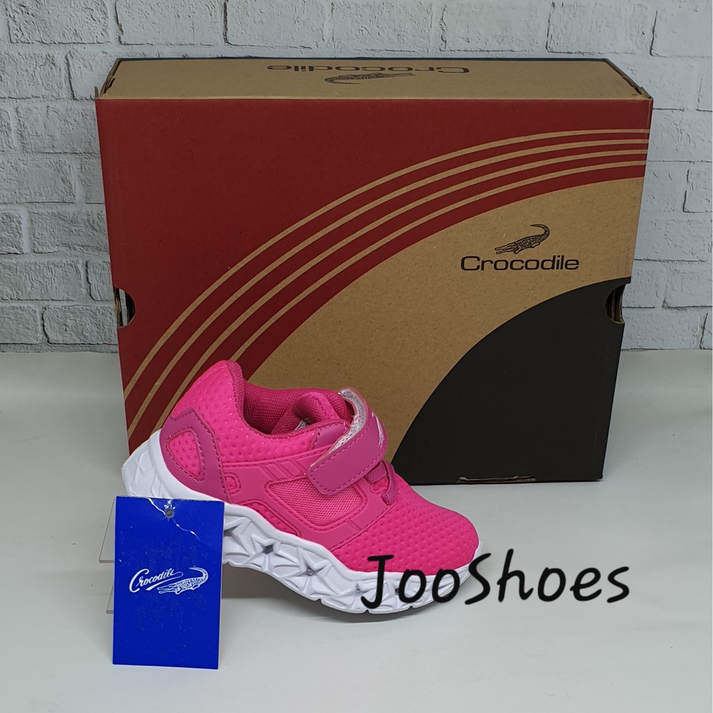 Sepatu Anak Led Crocodile Fuchsia SL196-25