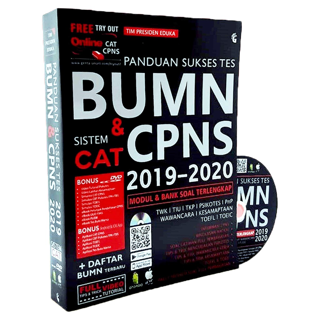 BUKU MATERI SOAL TES PANDUAN SUKSES TES BUMN CPNS SISTEM CAT 2019-2020