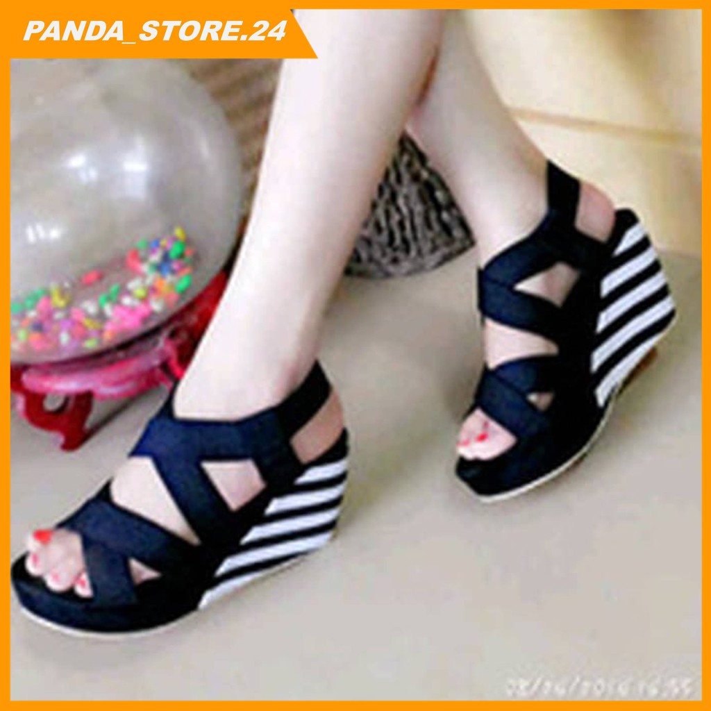 Eliza®Selleria Wedges Wanita SS18 #CH7773 ORIGINALBRAND?❅ WEDGES DOCMART PUTIH Elegant Z3RV690