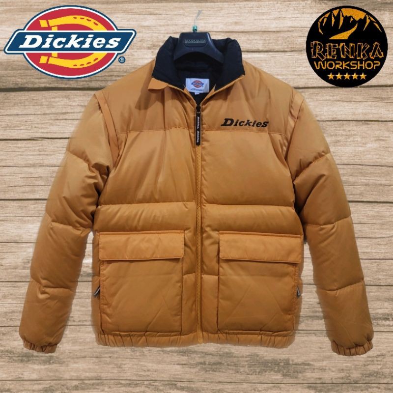 Dickies Insulated Duck Down Vest Jacket - Yellow