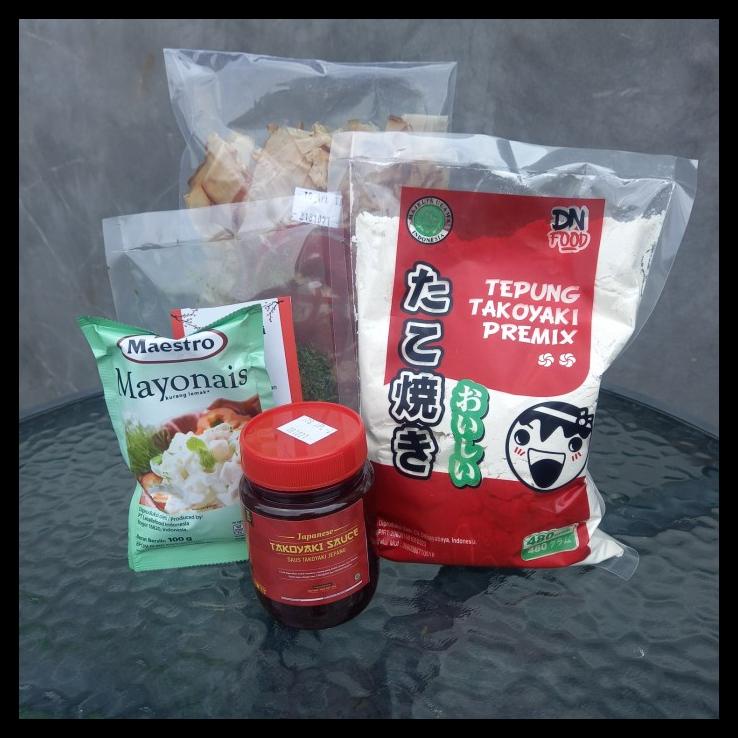 

Pakat Takoyaki Dnfood (Tepung Saus Katsuo Aonori Mayo)