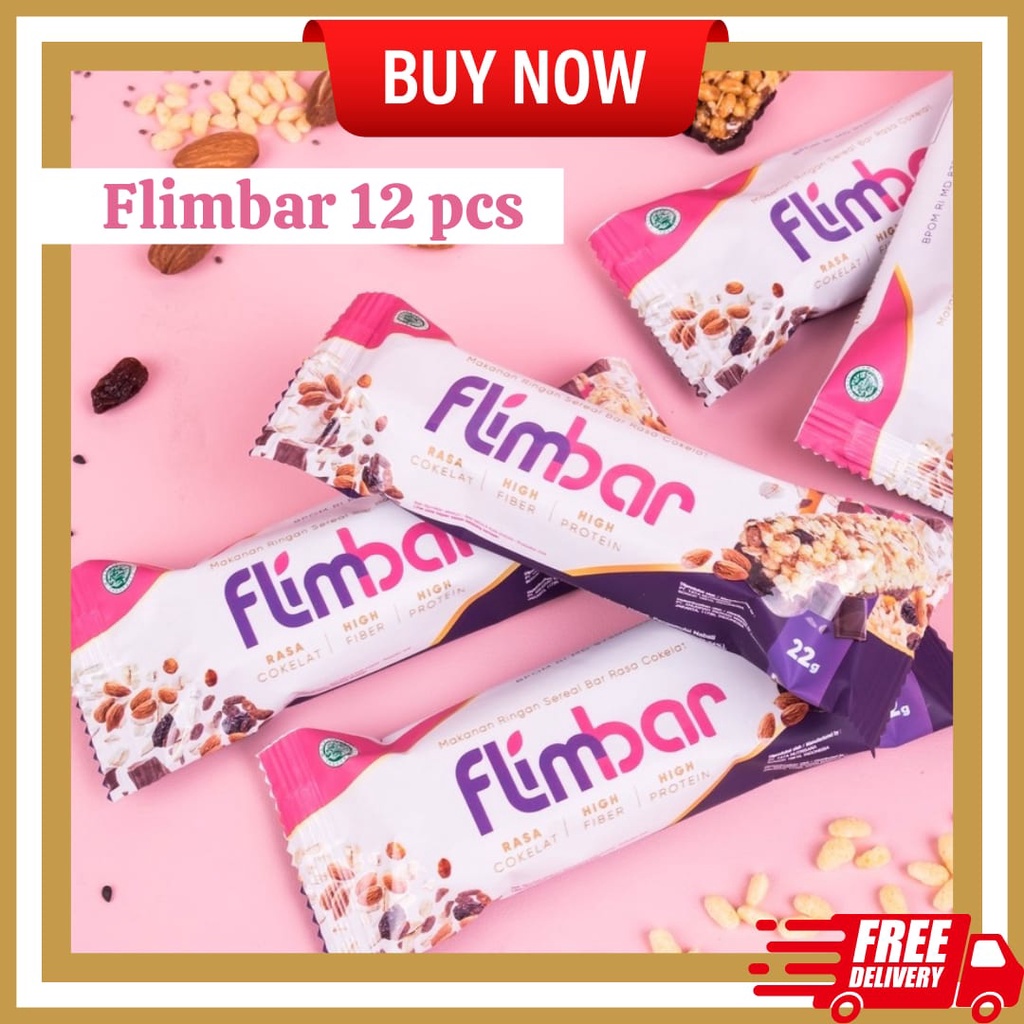 

Flimbar Snack Bar Diet Sereal Rasa Coklat BERGARANSI!!!! Herbal Istana