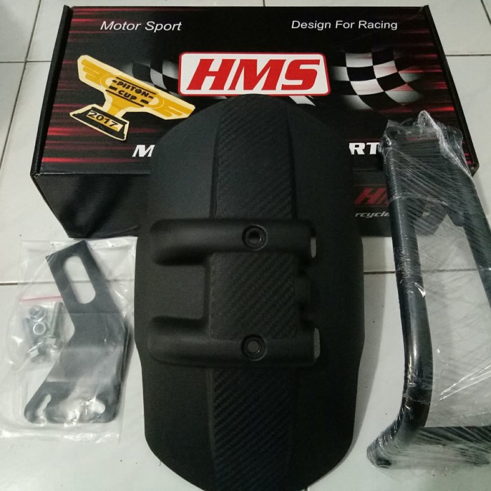 MudGuard Mud Guard Spakbor Motor HMS Sport Custom Matic  Universal Semua Motor HMS Aksesoris Motor