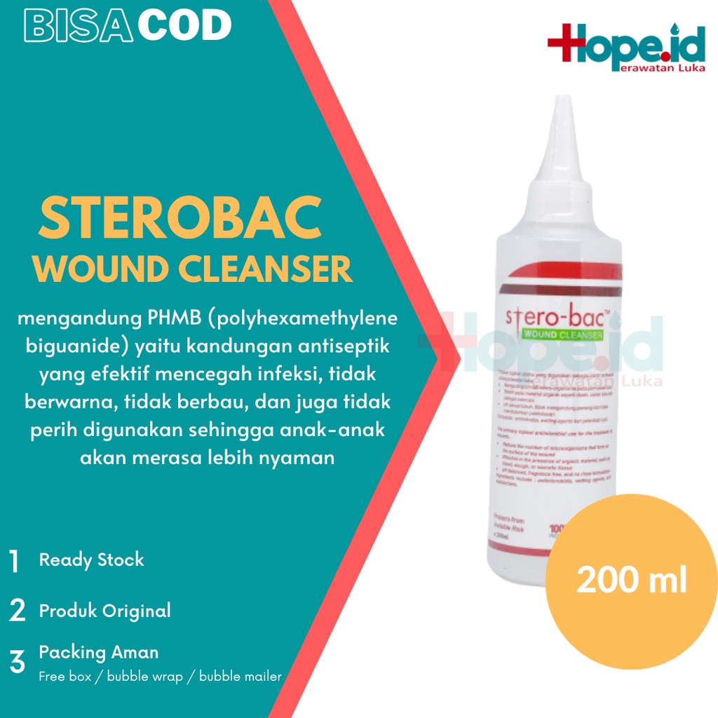 Sterobac 200 ml | Cosmomed 350 ml Antiseptic Luka