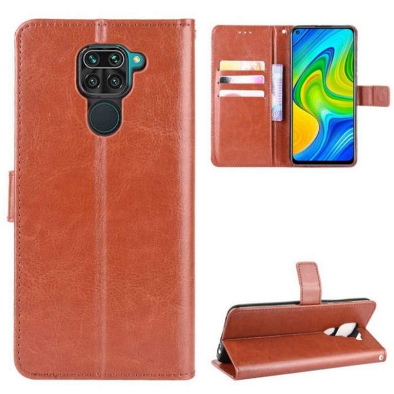 Flip Wallet Xiaomi Redmi Note 9 / Note 9 PRO Leather Flip Case Wallet Cassing Sarung Dompet Hp