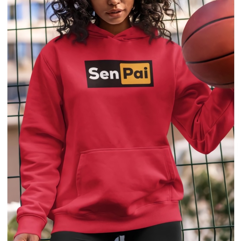 Hoodie Senpai Hub Logo Premium Unisex