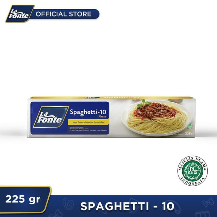 

La Fonte Spagheti - 10 / Pasta Siap Masak Dus Kecil 225 gr