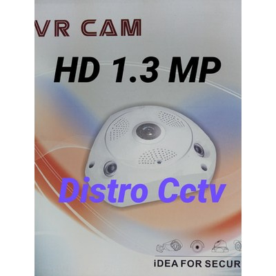 Camera Ip wireless HD 1.3 MP Murni Fisheye 360 Derajat Murah