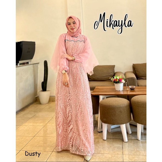 MIKAYLA gamis kondangan gamis lebaran wisuda bridemaid