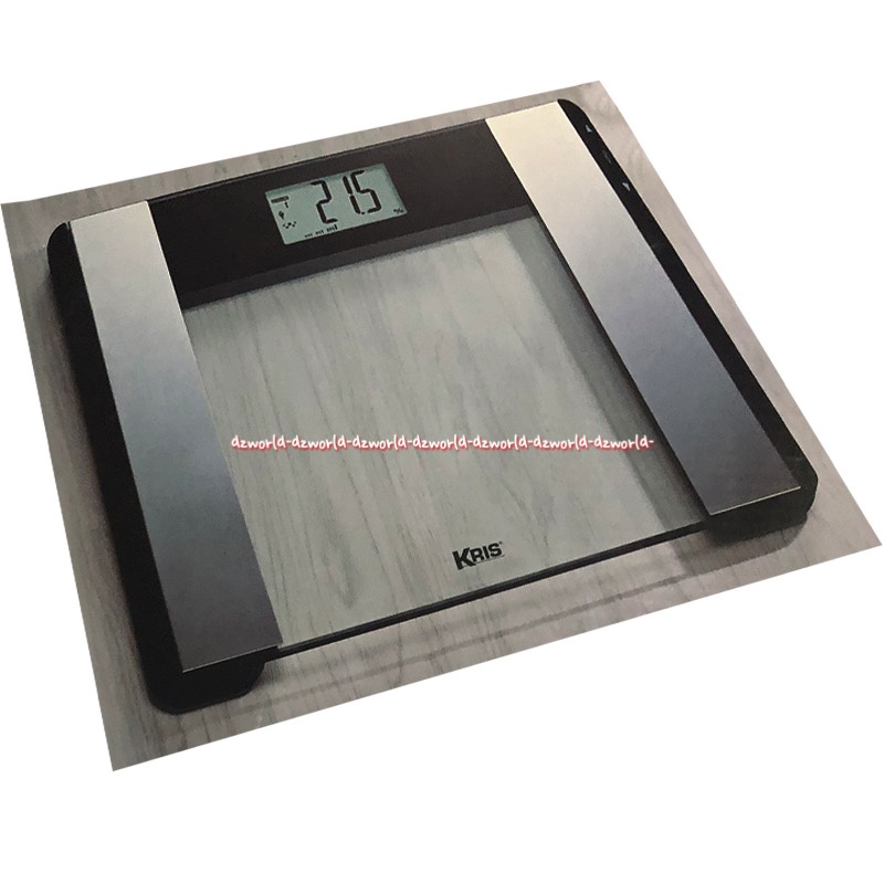 Kris Body Fat Hydration Monitor Scale Timbangan Badan Digital Alat Ukur Kadar Lemak Kadar Air Krisbow Bisa 180kg