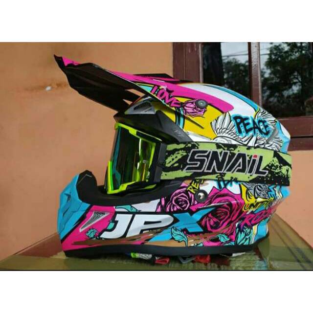HELM JPX X28 MERPATI set Google