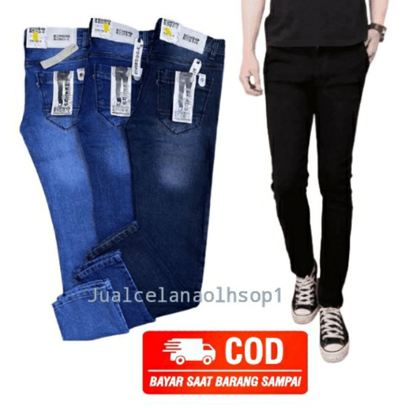 CELANA PANJANG JEANS PRIA DEWASA/PENSIL