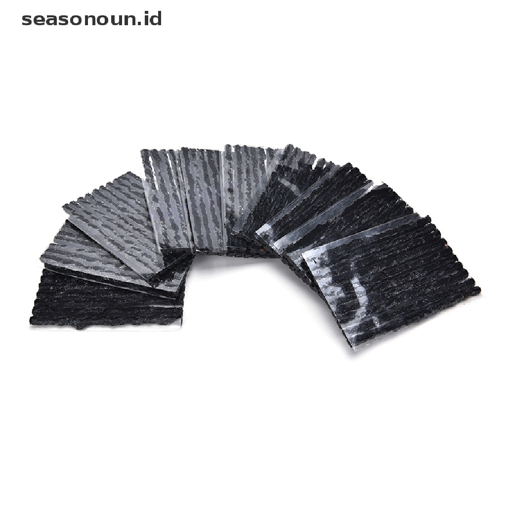 (seasonoun) 100 Pcs Strip Cacing Untuk Reparasi Tambal Ban Tubeless Sepeda