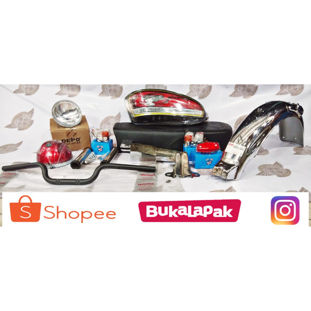 PAKET FULL BODY CB CB100 GELATIK SULTAN PREMIUM .PAKET Tangki Grafis CB GLATIK CB CB 100 CB Racing